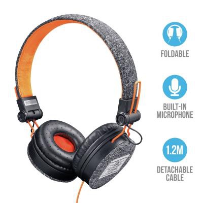 Наушники Trust Fyber On-Ear Mic Sports Black (22645)