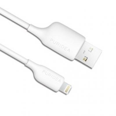 Дата кабель USB 2.0 AM to Lightning 1.2m White PURIDEA (L02-White)