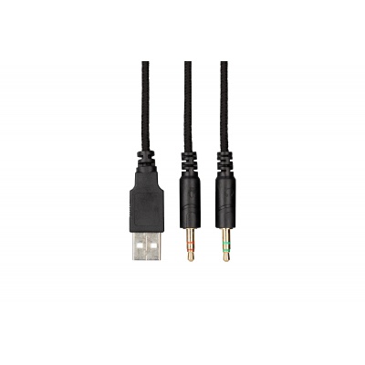 Наушники 2E HG330 RGB 3.5mm White (2E-HG330WT)