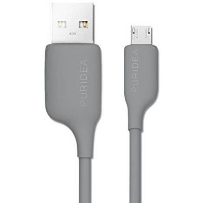 Дата кабель USB 2.0 AM to Micro 5P 1.2m grey PURIDEA (L02-USB Grey)