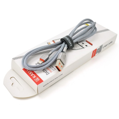 Дата кабель USB 2.0 AM to Lightning 1.2m KSC-188 DIANYA Gray 3.2А iKAKU (KSC-188-L)