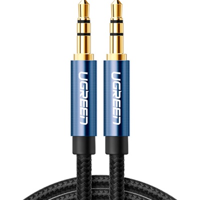 Кабель мультимедійний 3.5mm M to 3.5mm M 1.0m AV112 blue UGREEN (10685)