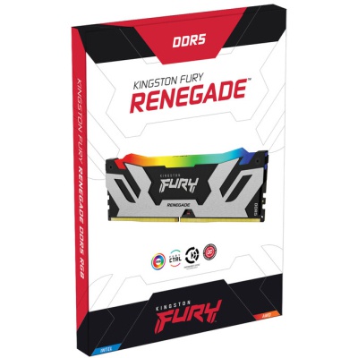 Модуль пам'яті для комп'ютера DDR5 48GB 6400 MHz Renegade RGB XMP Kingston Fury (ex.HyperX) (KF564C32RSA-48)