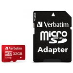 Карта памяти Verbatim 32GB microSDHC class 10 (#44044)