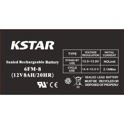 Батарея до ДБЖ Kstar 12V 8Ah (6-FM-8)