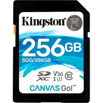 Карта памяти Kingston 256GB SDXC class 10 UHS-I U3 (SDG/256GB)