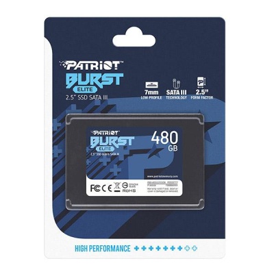 Накопитель SSD Patriot 2.5' 480GB Burst Elite (PBE480GS25SSDR)