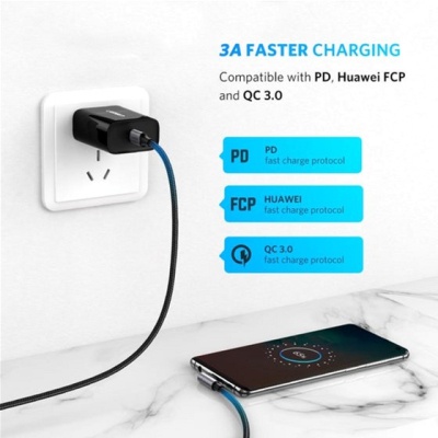 Дата кабель USB-C to USB-C 2.0m 60W US255 Black Gray Ugreen (50125)