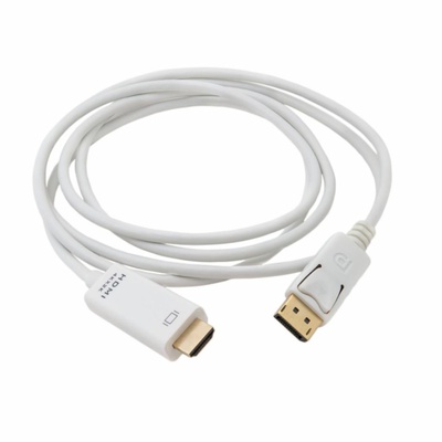 Кабель мультимедійний DisplayPort to HDMI 2.0m Extradigital (KBD1669)