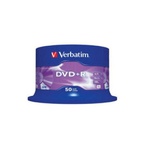 Диск DVD Verbatim 4.7Gb 16X CakeBox 50штWidePrintable (43512)