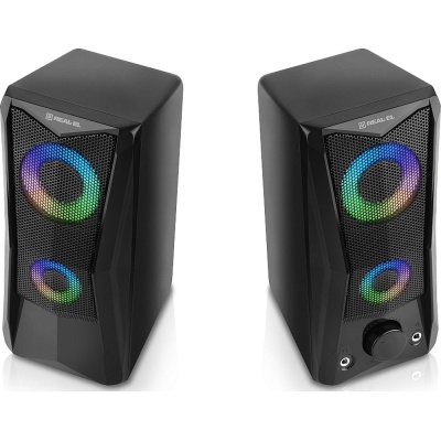 Акустична система REAL-EL S-107 USB Black (EL121100017)
