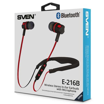 Наушники SVEN E-216B Black-Red (E-216B)