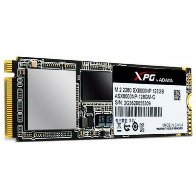 Накопитель SSD M.2 2280 128GB ADATA (ASX8000NPC-128GM-C)