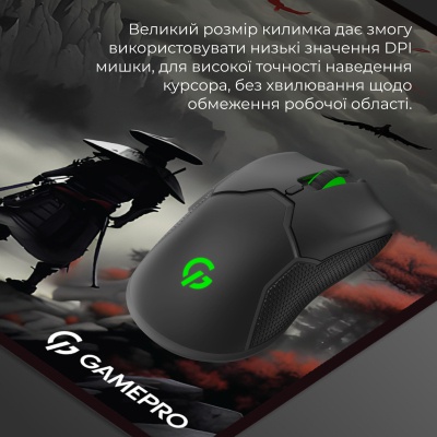 Килимок для мишки GamePro Speed/Control Black-Red (MP275RS)