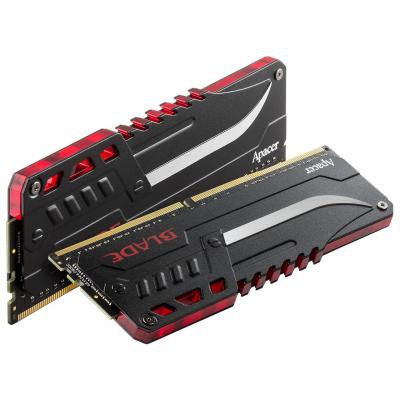 Модуль памяти для компьютера DDR4 32GB (2x16GB) 3000 MHz Blade Fire-Red Apacer (EK.32GAZ.GJDK2)