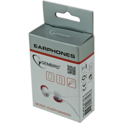 Наушники GEMBIRD MHP-EP-001 Red (MHP-EP-001-R)