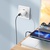 Дата кабель USB 2.0 AM to Lightning 1.0m 2.4A nylon BX87 black BOROFONE (6974443389005)