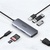 Концентратор Choetech USB-C 7-in-1 (HDMI/PD/CR/USB-A/USB-C) alum (HUB-M19-GY)