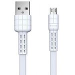 Дата кабель USB 2.0 AM to Micro 5P 1.0m Armor Series white Remax (RC-116M-WHITE)