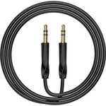 Кабель мультимедійний 3.5mm M to 3.5mm M black BOROFONE (6974443389166)