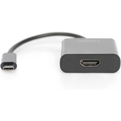 Перехідник USB-C to HDMI UHD 4K, M/F, 0.15 m Digitus (DA-70852)