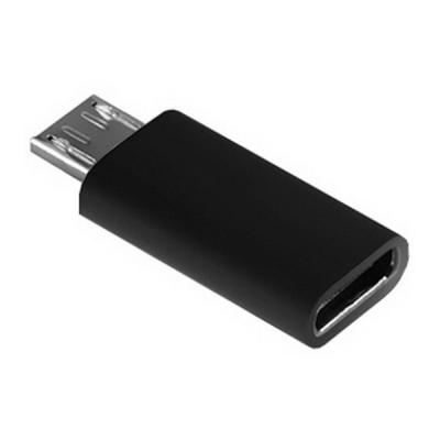 Переходник Lapara Micro USB Male to USB 3.1 Type-C Female black (LA-MaleMicroUSB-TypeC-Female black)