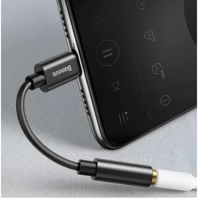 Перехідник USB-C M to 3.5mm F 0.1m black Baseus (CATL54-01)