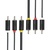 Кабель мультимедийный 3RCA to 3RCA 1.5m Prolink (PB364-0150)