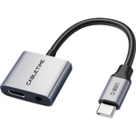 Перехідник USB-C M to 3.5mm F + USB-C F PD60W Cabletime (CA915750)