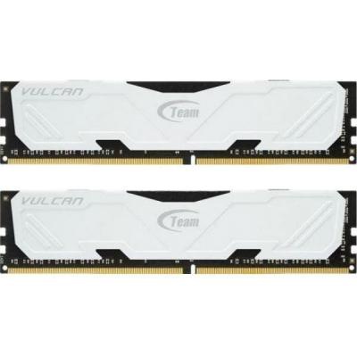Модуль памяти для компьютера DDR3 8GB (2x4GB) 2400 MHz Vulcan White Team (TLWED38G2400HC11CDC01)
