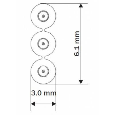 Кабель мультимедийный 3RCA to 3RCA 1.5m Prolink (PB364-0150)