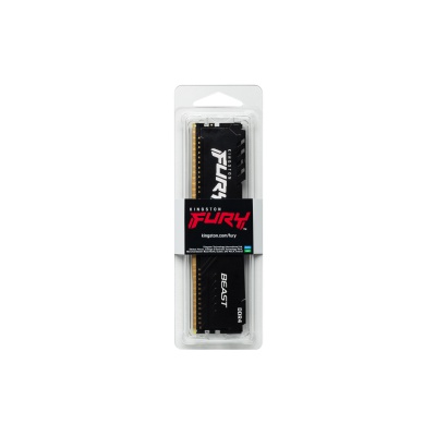 Модуль памяти для компьютера DDR4 8GB 3000 MHz Fury Beast Black Kingston Fury (ex.HyperX) (KF430C15BB/8)