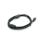 Дата кабель USB 2.0 AM/AF 1.0m black VEGGIEG (YT-AM/AF-V-U105)