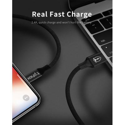 Дата кабель USB 2.0 AM to Lightning 1.2m Speed T-L810 Black T-PHOX (T-L810 Black)