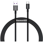 Дата кабель USB 2.0 AM to Type-C 1.0m 3A Black Baseus (CATYS-01)