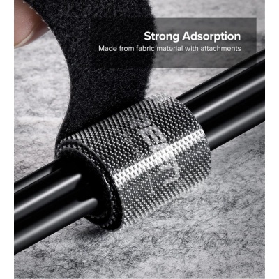 Набір для кріплення стрічка-липучка LP124 20mm Cable Tie Band 5m Black UGREEN (40356)