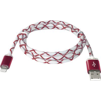 Дата кабель USB 2.0 AM to Lightning 1.0m ACH03-03LT RedLED backlight Defender (87552)