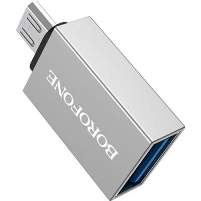 Перехідник BV2 USB to Micro-USB M OTG USB 3.0 BOROFONE (6957531090311)