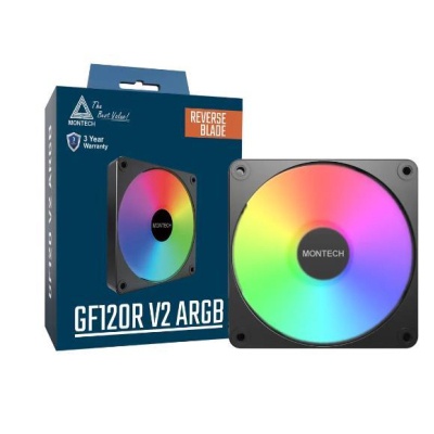 Кулер до корпусу MONTECH GF120R V2 ARGB PWM (B)