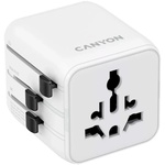 Перехідник Canyon Travel Adapter OnTour One EU/UK/US/AUS White (CNS-TA1005W)