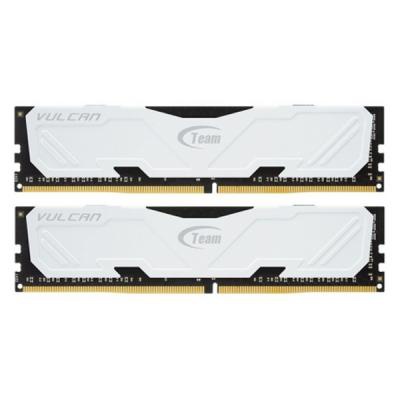 Модуль памяти для компьютера DDR3 16GB (2x8GB) 1600 MHz Vulcan White Team (TLWED316G1600HC9DC01)