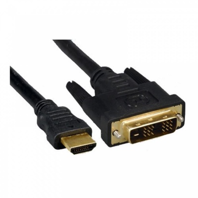 Кабель мультимедийный HDMI to DVI 18+1pin M, 10.0m Cablexpert (CC-HDMI-DVI-10MC)