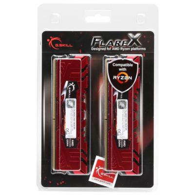 Модуль памяти для компьютера DDR4 16GB (2x8GB) 2400 MHz Flare X Red G.Skill (F4-2400C15D-16GFXR)