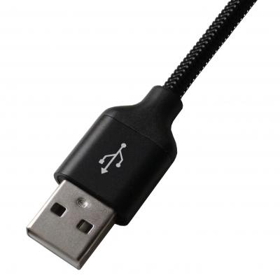 Дата кабель USB 2.0 AM to Type-C 1.0m Black/Black Grand-X (NC01BB)