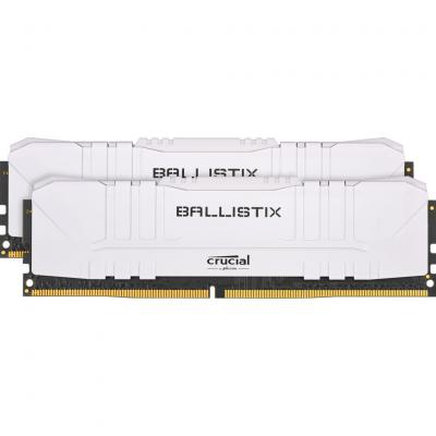 Модуль памяти для компьютера DDR4 16GB (2x8GB) 3600 MHz Ballistix White Micron (BL2K8G36C16U4W)