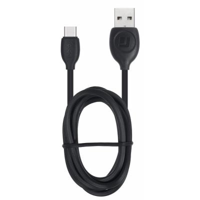 Дата кабель USB 2.0 AM to Type-C 1.0m Black Ergo (TC09)