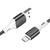 Дата кабель USB 2.0 AM to Micro 5P 1.0m 2.4A silicone BX79 white BOROFONE (6974443384772)
