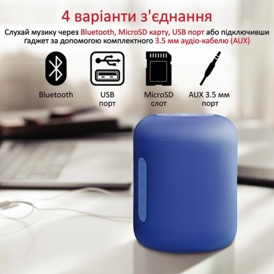 Акустична система Promate Boom-10 Blue (boom-10.blue)