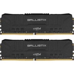 Модуль памяти для компьютера DDR4 16GB (2x8GB) 2666 MHz Ballistix Black Micron (BL2K8G26C16U4B)