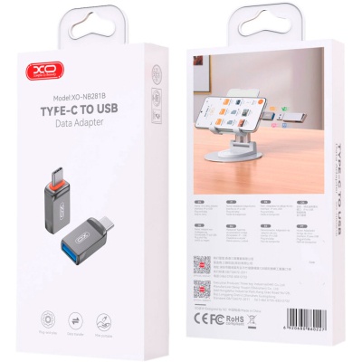 Перехідник OTG USB to USB-C XO (NB281B-СA.tranish)